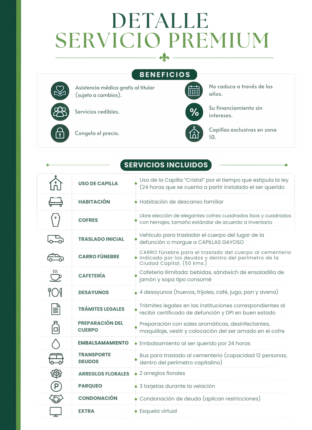 Servicios Premium